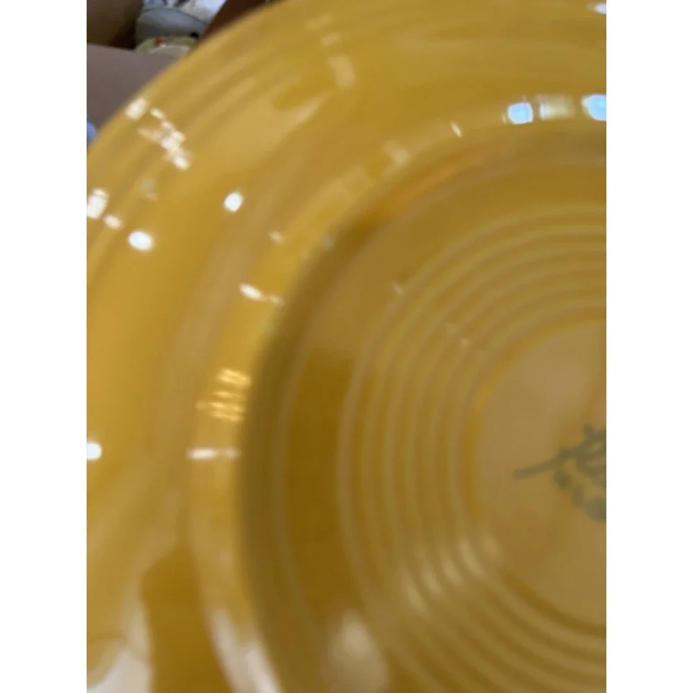 Set Of 2 Vintage Fiesta Yellow 9
